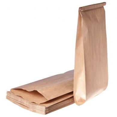 Paperipussi, 14+7x32cm, 45g/m2 ruskea, 100kpl