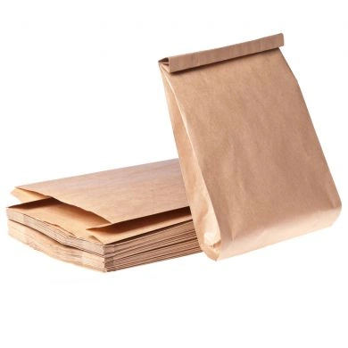 Paperipussi, 23+6x34cm, 60g/ m2 ruskea, 100kpl