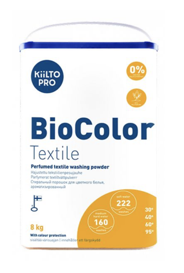 Kiilto Pro BioColor Textile pesujauhe 8kg