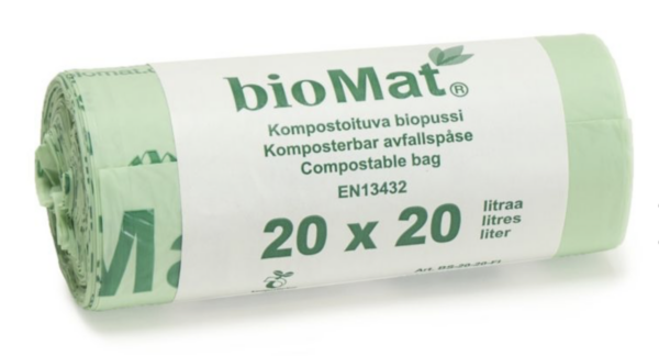 BioMat 20 l biopussi, 20 kpl/rll, 40 rll/ltk