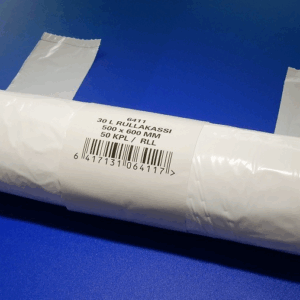 30L Sangallinen rullakassi, valkoinen