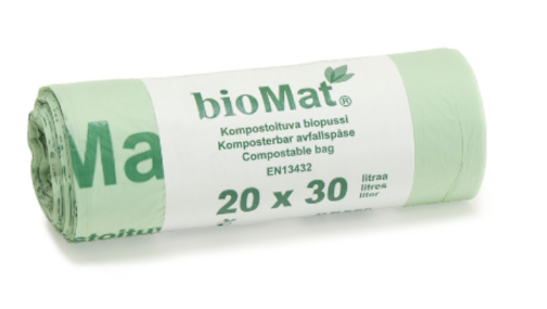 BioMat 30 l biopussi, 20 kpl/rll, 30 rll/ltk