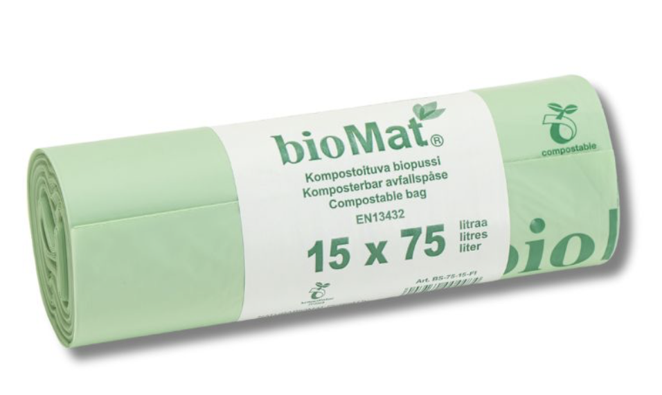 BioMat 75 l biopussi, 15 kpl/rll, 12 rll/ltk