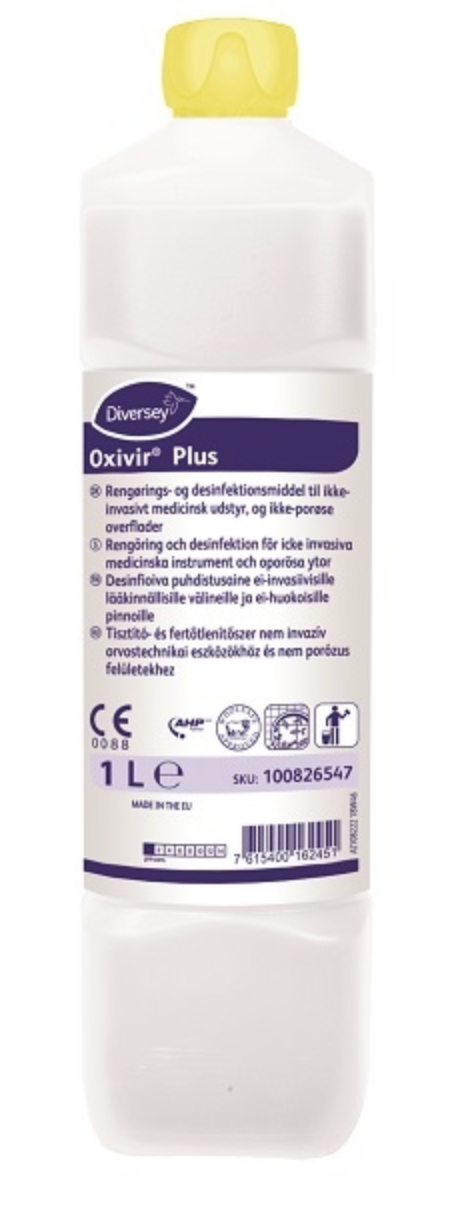 Diversey Oxivir Plus desinfioiva puhdistusaine 1L