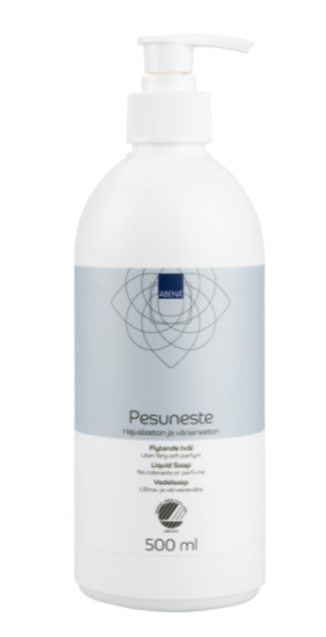 ABENA pesuneste iholle ja hiuksille hajusteeton 500ml